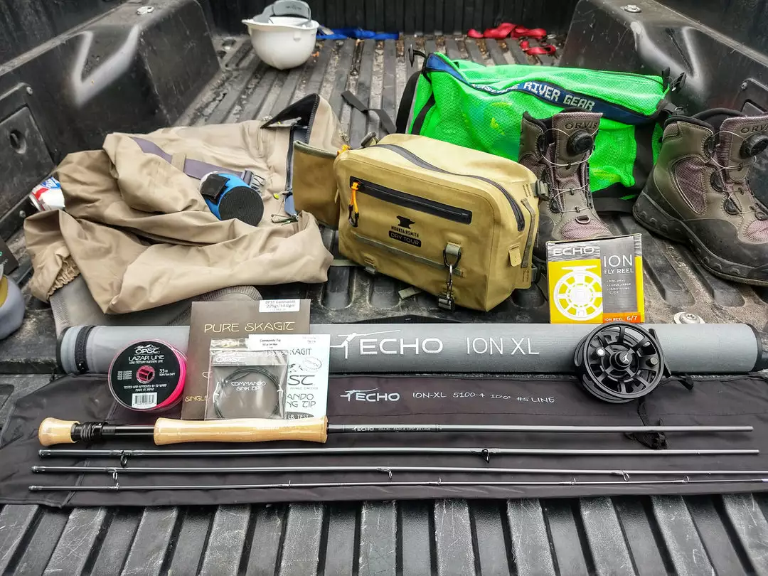 Echo Ion XL 5wt 10' Single Hand Spey OPST Outfit 6 Echo Ion XL 5wt 10' Single Hand Spey OPST Outfit