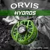 Orvis Hydros III Fly Reel 5-7wt Matte Green - Limited Edition 2021'