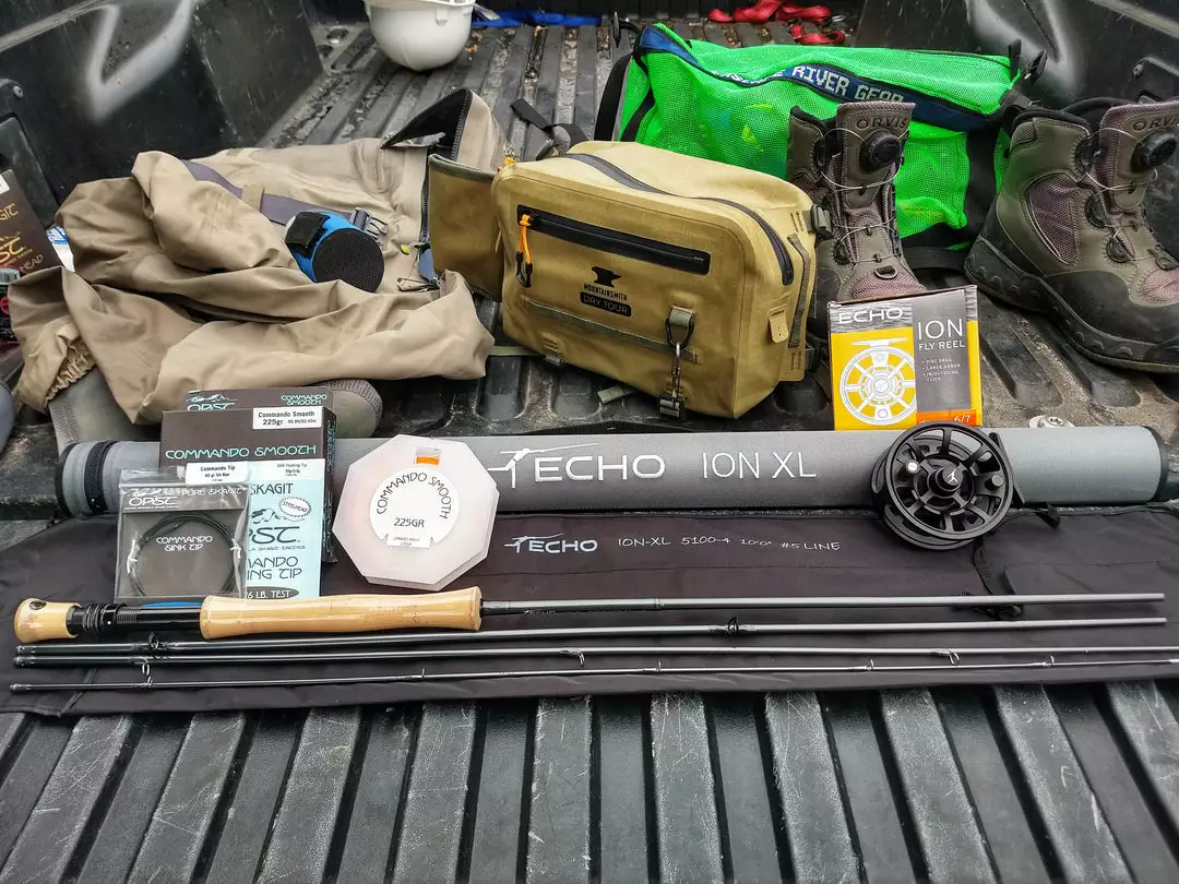 Echo Ion XL 5wt 10' Single Hand Spey OPST Outfit 8 Echo Ion XL 5wt 10' Single Hand Spey OPST Outfit