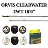 Raft & Fly Shop Orvis Clearwater 2wt 10 NTR Reel Rio FIPS Line