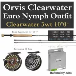 Raft & Fly Shop Sales 17 Orvis Clearwater 3wt 10'0" Nymph Outfit