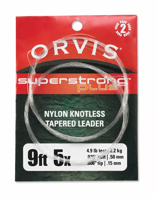 Orvis Superstrong Plus Leader 2-Pack 2x - 5x 9ft 3 Orvis Superstrong Plus Leader 2-Pack 2x - 5x 9ft