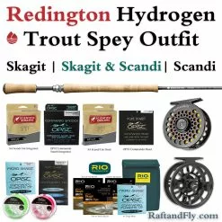 Raft & Fly Shop Switch | Spey Rods Redington Hydrogen 3wt Trout Spey Outfit - Skagit, SA Scandi, Or Both
