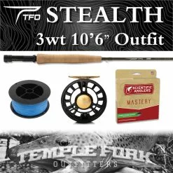 TFO Stealth Euro Nymph 3wt 10'6