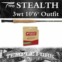 TFO Stealth Euro Nymph 3wt 10'6