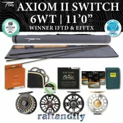 Temple Fork Outfitters TFO Axiom II Switch 6wt 11'0" Outfit