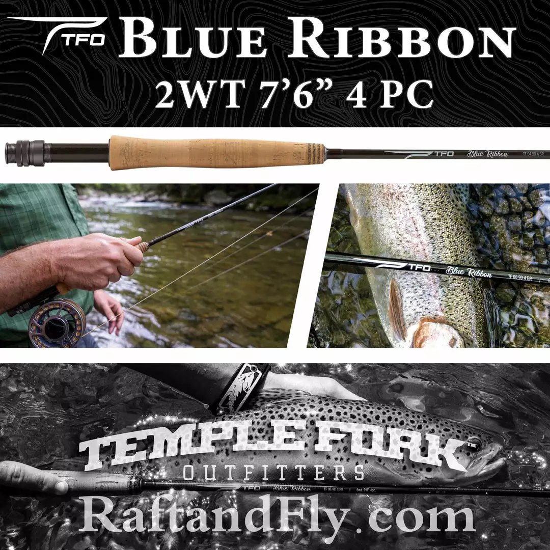 Temple Fork Outfitters TFO Blue Ribbon 2wt 7'6" 3 Temple Fork Outfitters TFO Blue Ribbon 2wt 7'6"