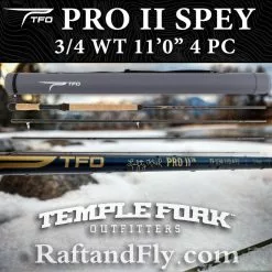 Raft & Fly Shop Sales 23 TFO Pro II 3/4wt Trout Spey 11'0" Temple Fork Outfitters