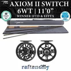 Temple Fork Outfitters TFO Axiom II Switch 6wt 11'0" Outfit 31 Temple Fork Outfitters TFO Axiom II Switch 6wt 11'0